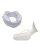 Pack Urinario Plástico Mixto Blanco + Alza Baño WC