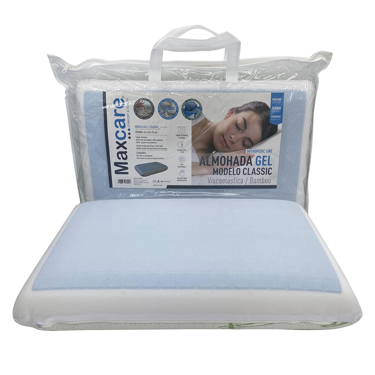 Almohada Viscoelastica Gel Bamboo Pro 63x40x10 – Chile