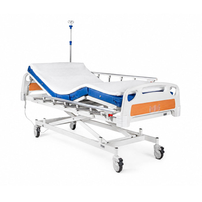 Cama Clínica Eléctrico 4 Pos Prem + Colchon 8cm + Topper