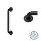 Barra Seguridad Baño Acero Inoxidable 30 cm - Negro