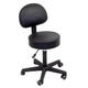 Piso Taburete Consulta Medica Con Respaldo - Negro