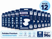 Pack 12 Pañal Adulto Maxcare Plus Talla M - 96 Unidades