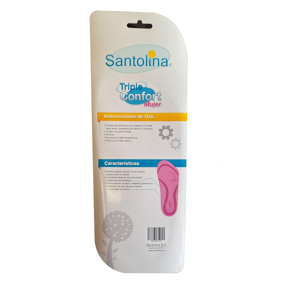 Plantilla Ortopedia Tri Comfort Gel Mujer