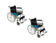 Pack 2 Sillas De Ruedas Estándar Asiento Nylon
