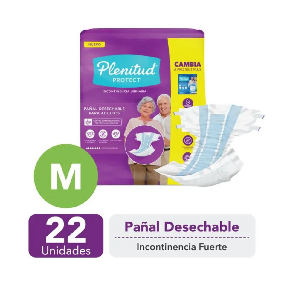 Pañal Adulto Plenitud 22 Unid M