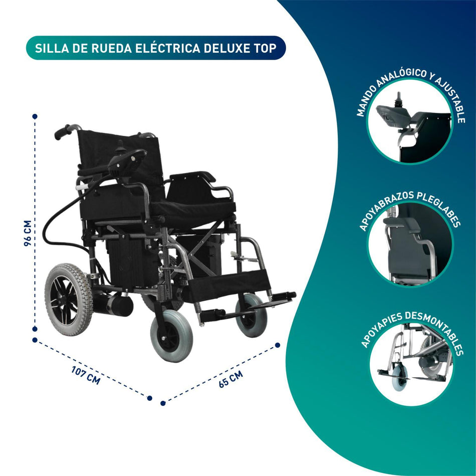 Silla De Ruedas Eléctrica A2 Premium - Doble Bateria