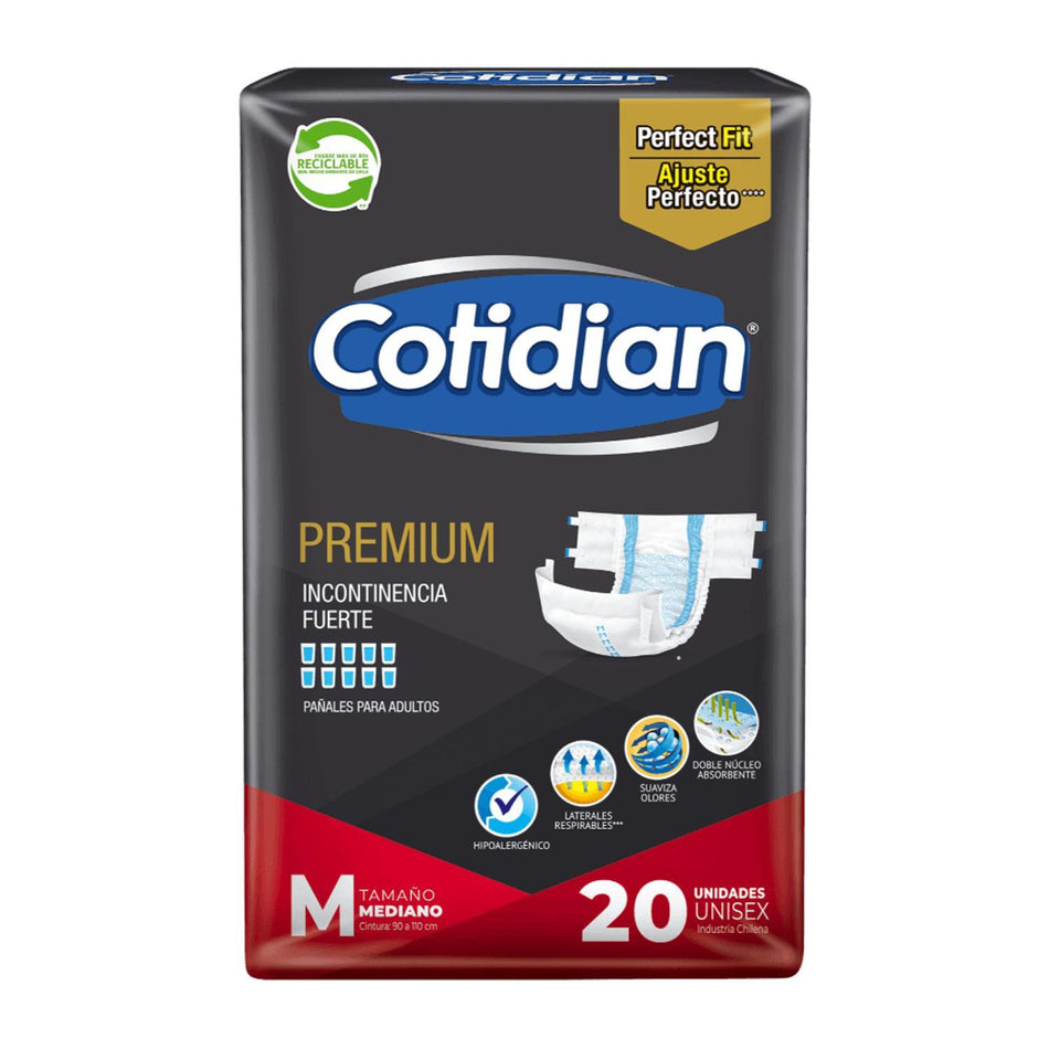 Pañal Adulto Cotidian Premium 20 Unid