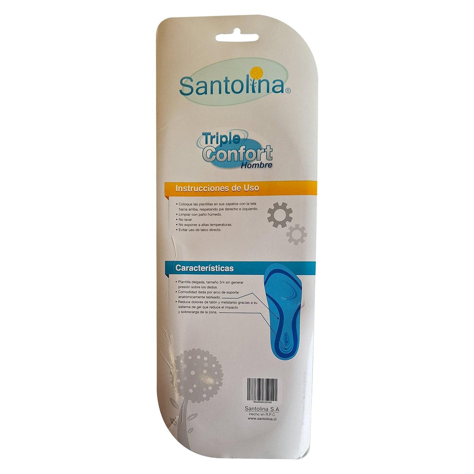 Plantilla Ortopedia Tri Comfort Gel Hombre