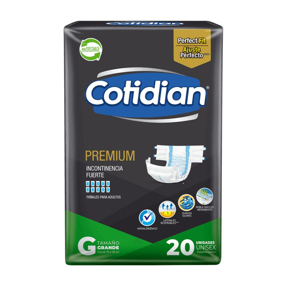 Pañal Adulto Cotidian Premium 20 Unid G