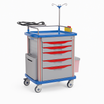 Carro De Paro ABS 5 Cajones 110x62x70 Cm