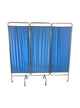 Biombo Separador 3 Cuerpos Acero Inoxidable Azul