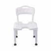 Silla de Ducha Baño con Rebaje y Ajuste de Altura