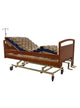 Cama Clínica Manual 3 Posic Madera + Colchón 8cm+Antiescaras