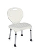 Silla De Baño Ducha Plegable Con Drenaje Ajustable Portátil