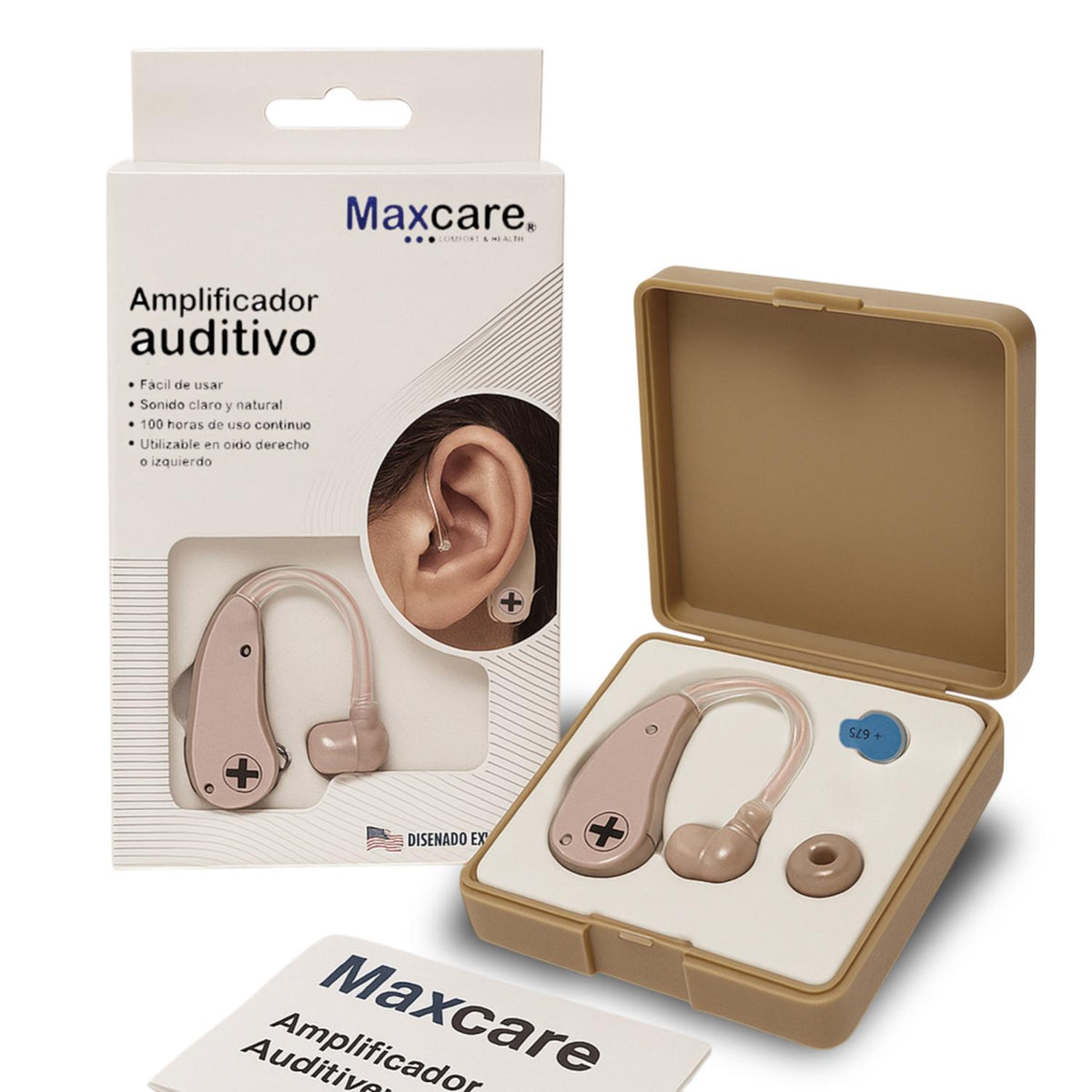 Amplificador Auditivo Audífono Maxcare