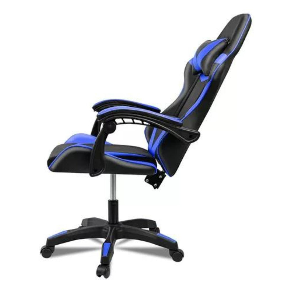 Silla Gamer Ergonómica Reclinable Azul